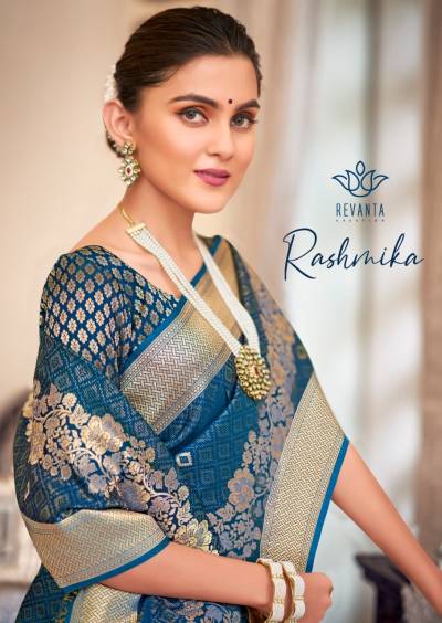 Rashmika By Reventa Traditional Style Ethnic Wear Silk Saree Collection